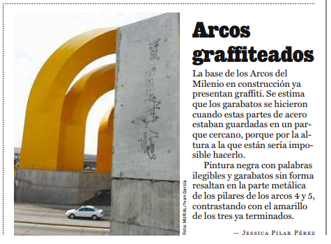 Arcos graffiteados