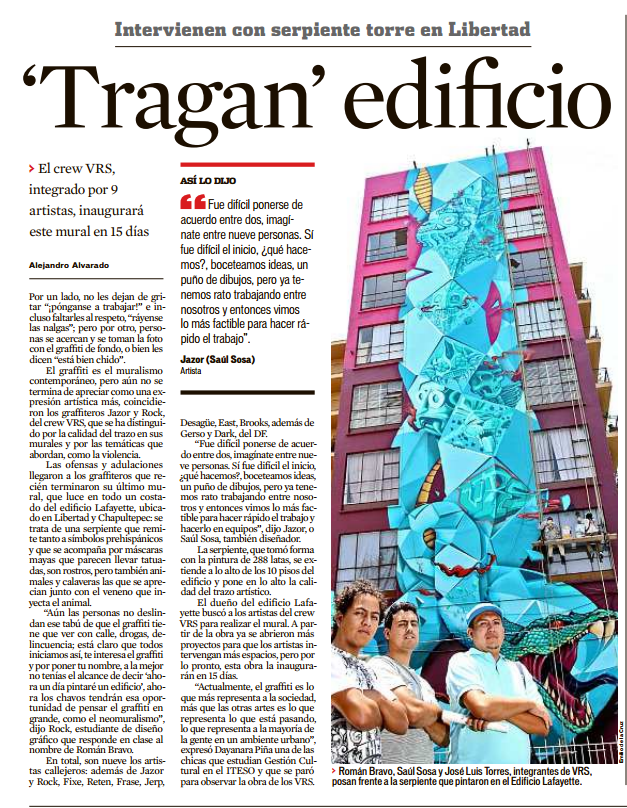 'Tragan' edificio