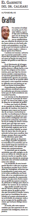 EL GABINETE DEL DR. CALIGARI / Graffiti