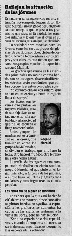 Dicen falla lucha antigraffiti: Reflejan la situación de los jóvenes